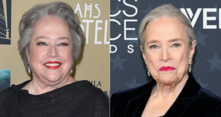 Due persone con capelli grigi e trucco in stile elegante, in ritratti distintivi.